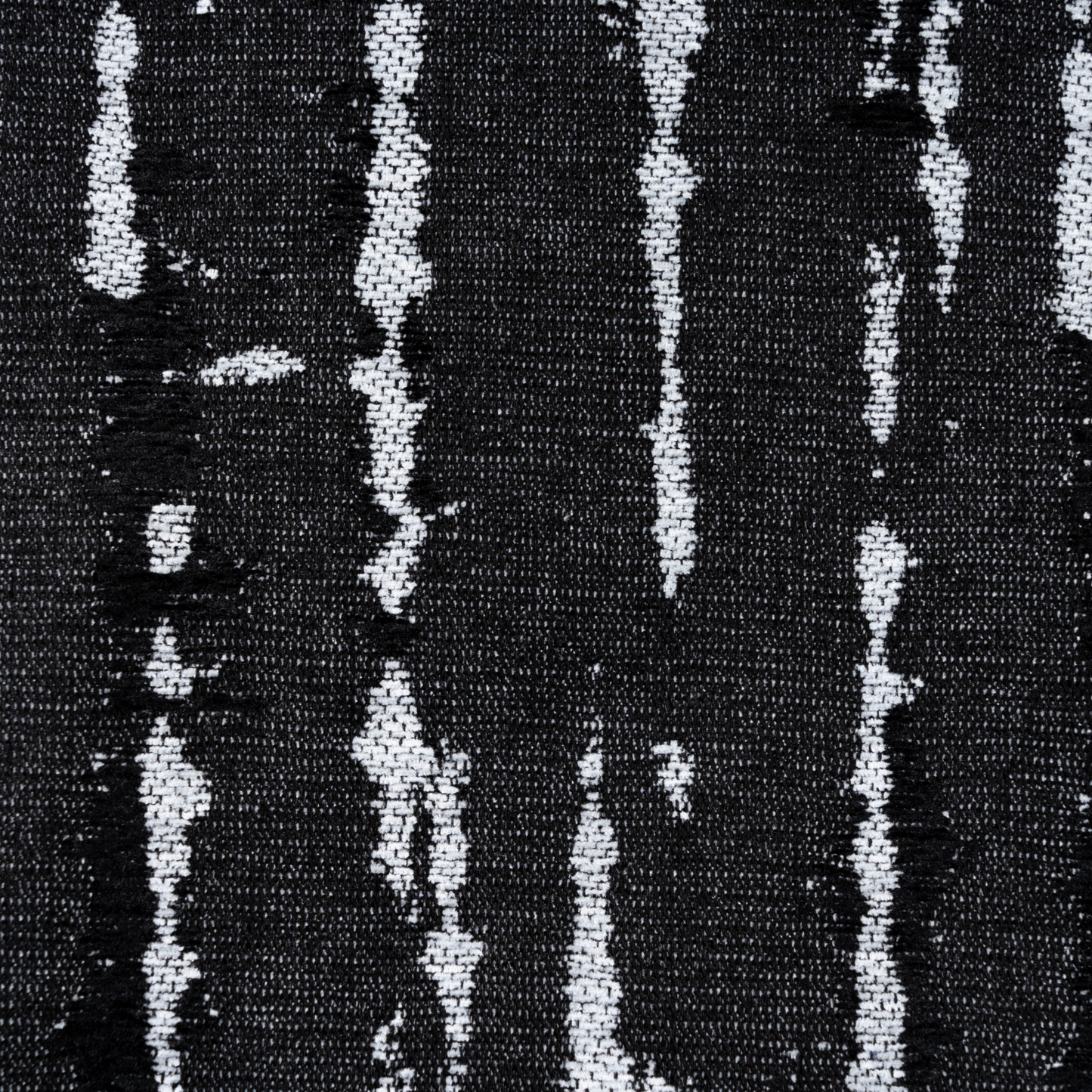 Modern Haori Jacket featuring a bold, black and white crackle pattern, premium fabric, fabric pattern details