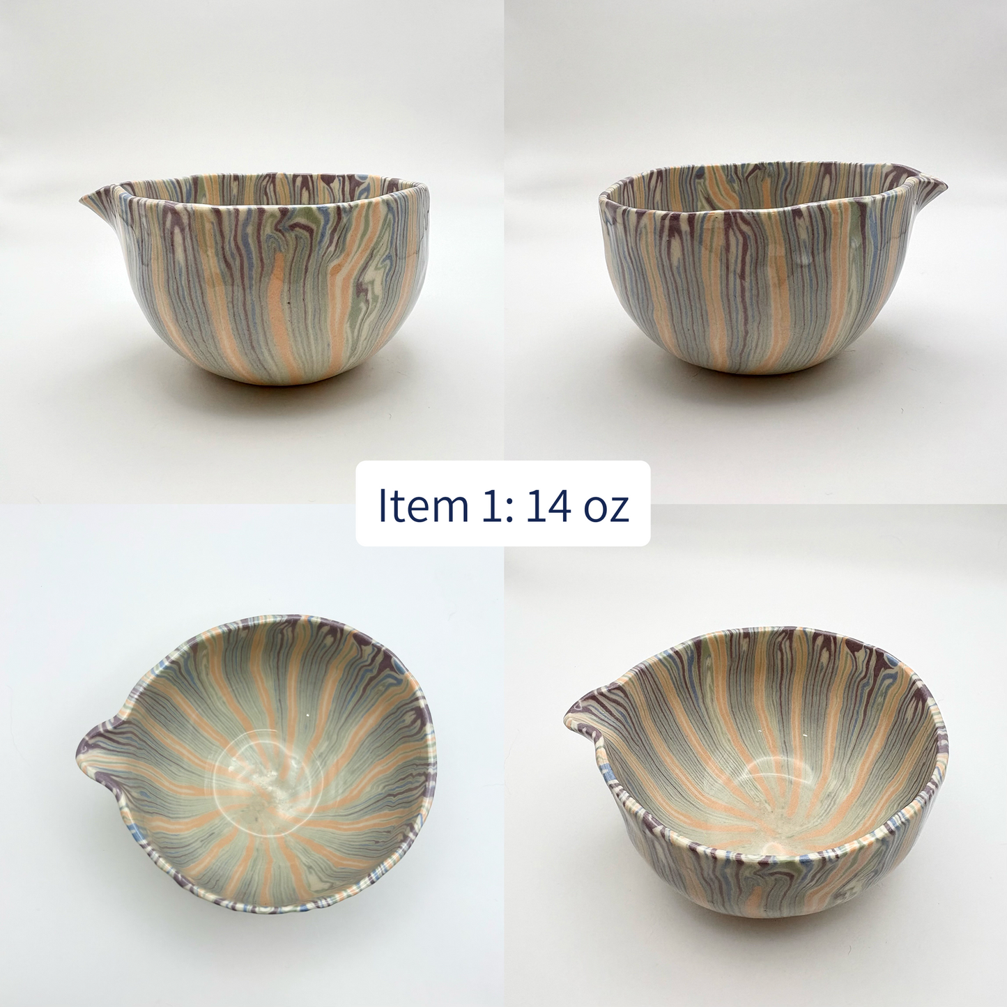 Calming Stream • Matcha Bowl • 9-14 oz