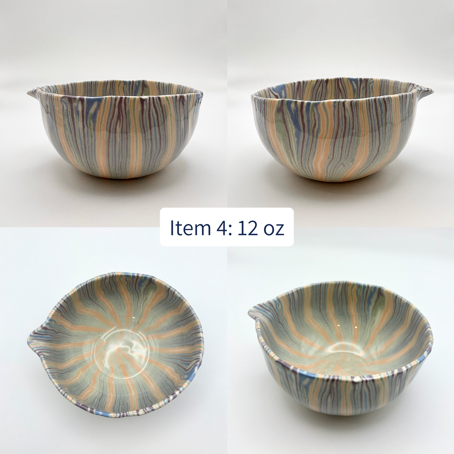 Calming Stream • Matcha Bowl • 9-14 oz