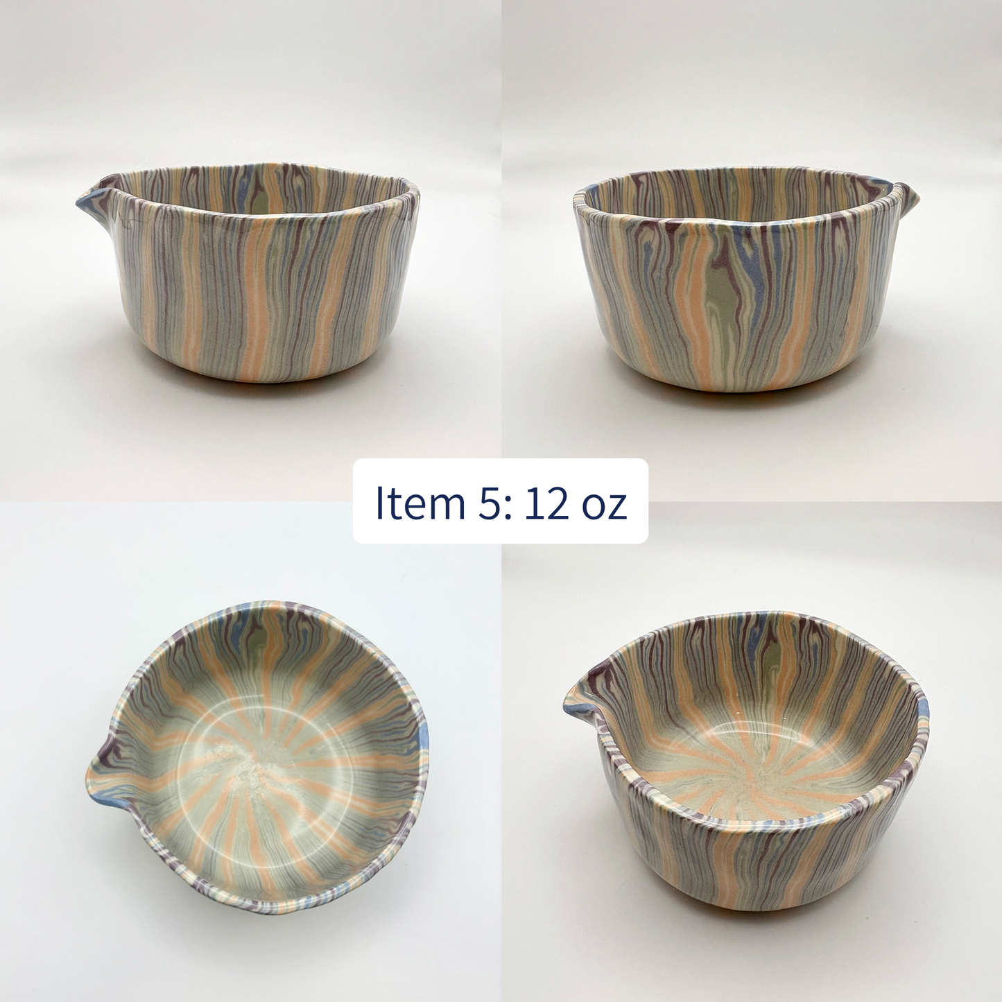 Calming Stream • Matcha Bowl • 9-14 oz