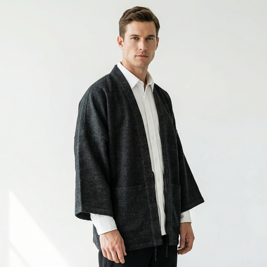 Dragon Scale | Modern Unisex Haori Jacket - Ellie Studio - S - CREST