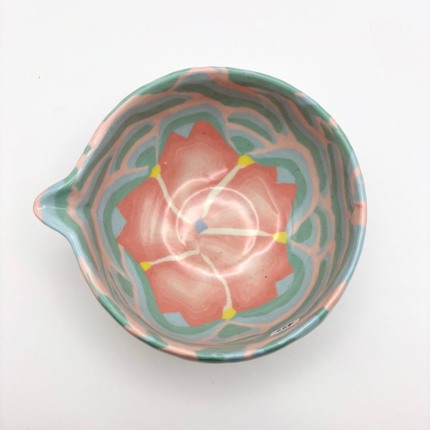 Sakura • Nerikomi Matcha Bowl • 12-14 oz