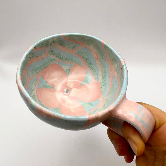 Sakura • Nerikomi Porcelain Medium Mug • 6-8 oz