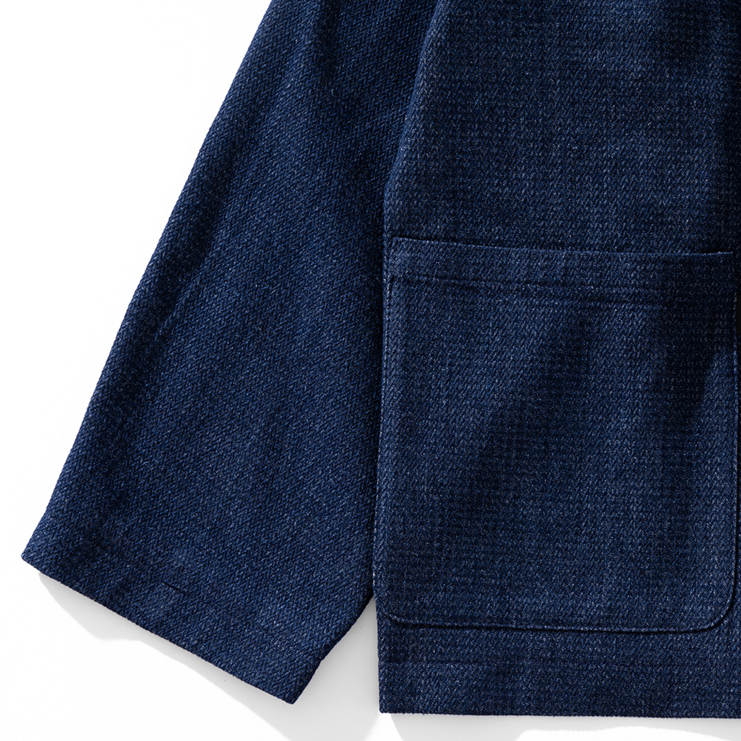 Blue Cotton | Modern Unisex Haori Jacket, Metal Buckle, Streetwear Fit Blazer