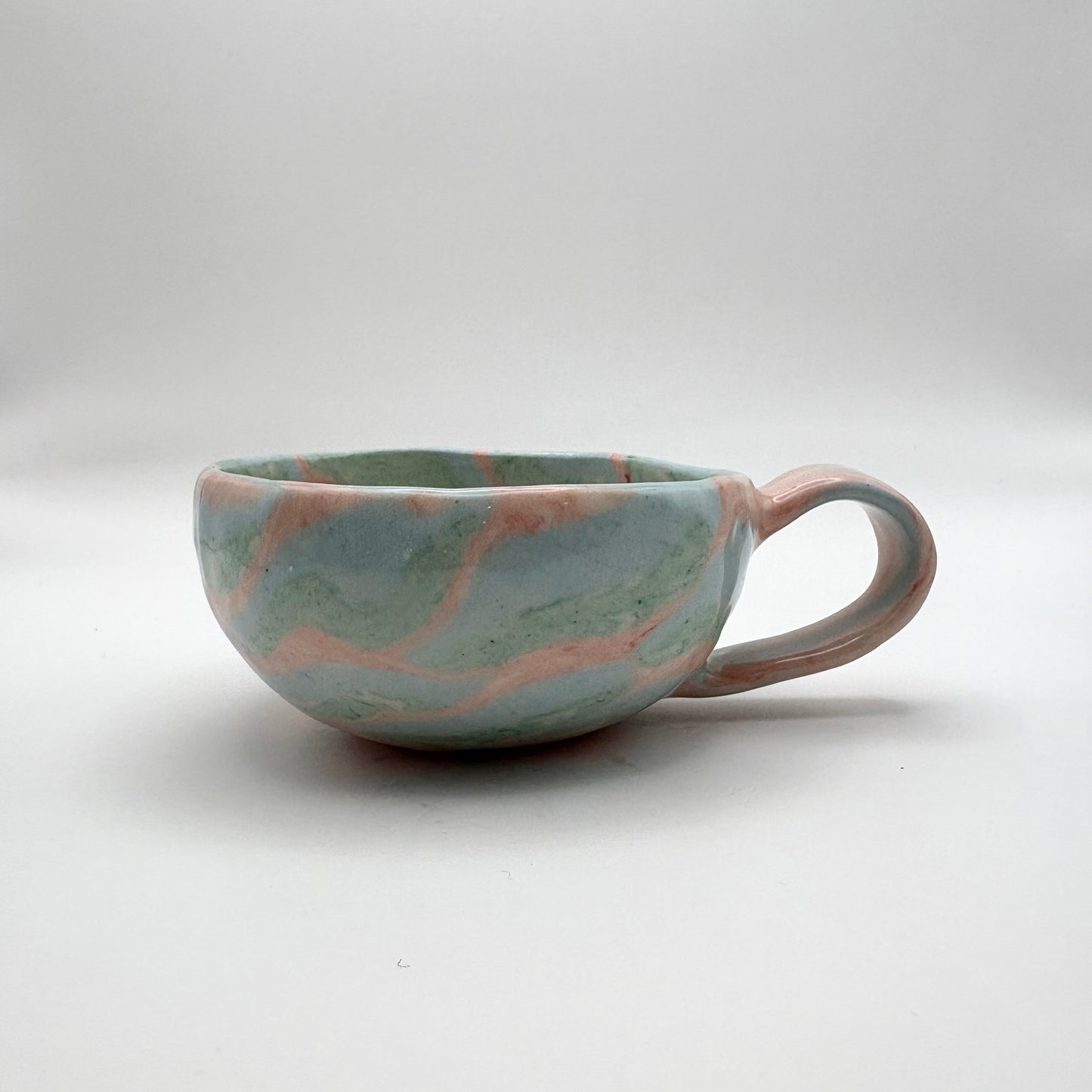 Sakura • Nerikomi Porcelain Medium Mug • 6-8 oz