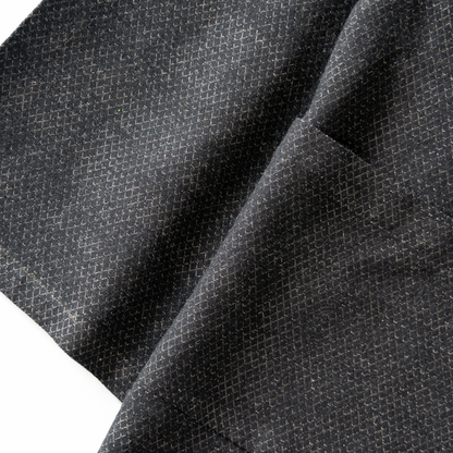 Handcrafted Dragon Scale Haori by Ellie Studio. A unique, small-batch jacket featuring a custom geometric pattern designed to spark joy and confidence. fabric details