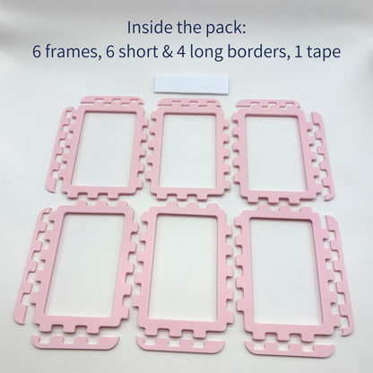 Instax Mini Frames - Pink - Memory Snap