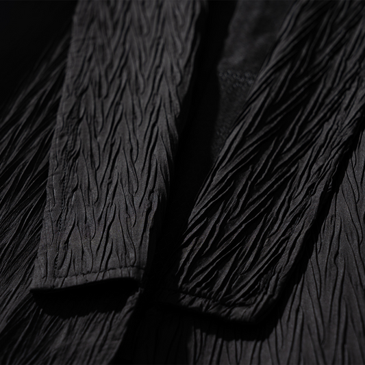 Wave | Modern Unisex Haori Jacket, Metal Buckle, Streetwear Fit Blazer