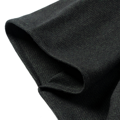 Handcrafted unisex wool Haori jacket by Ellie Studio. A warm, sustainable, and artful layering piece designed to bring comfort and joy to daily life. sleeve details