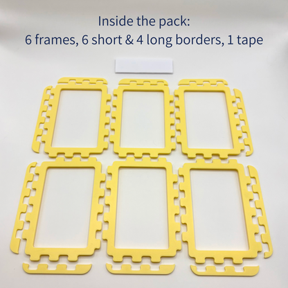 Instax Mini Frames - Yellow - Memory Snap