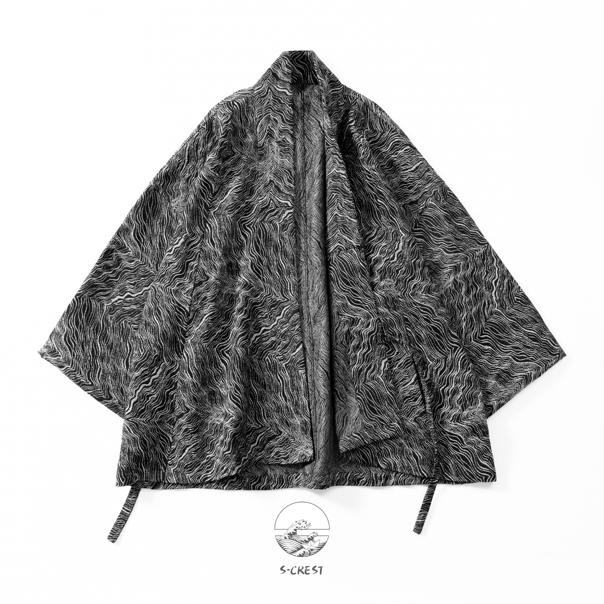 Chaos | Modern Unisex Haori Jacket - Ellie Studio - S - CREST