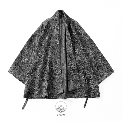 Chaos | Modern Unisex Haori Jacket - Ellie Studio - S - CREST