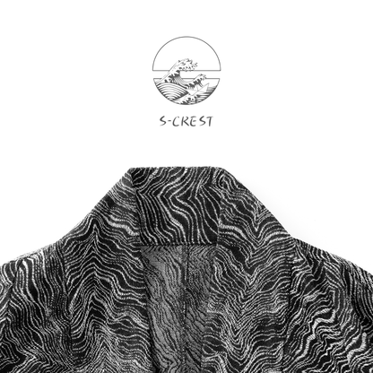 Chaos | Modern Unisex Haori Jacket - Ellie Studio - S - CREST
