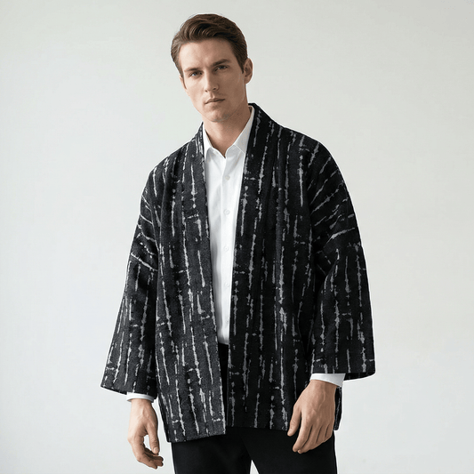 Crack | Modern Unisex Haori Jacket - Ellie Studio - S - CREST
