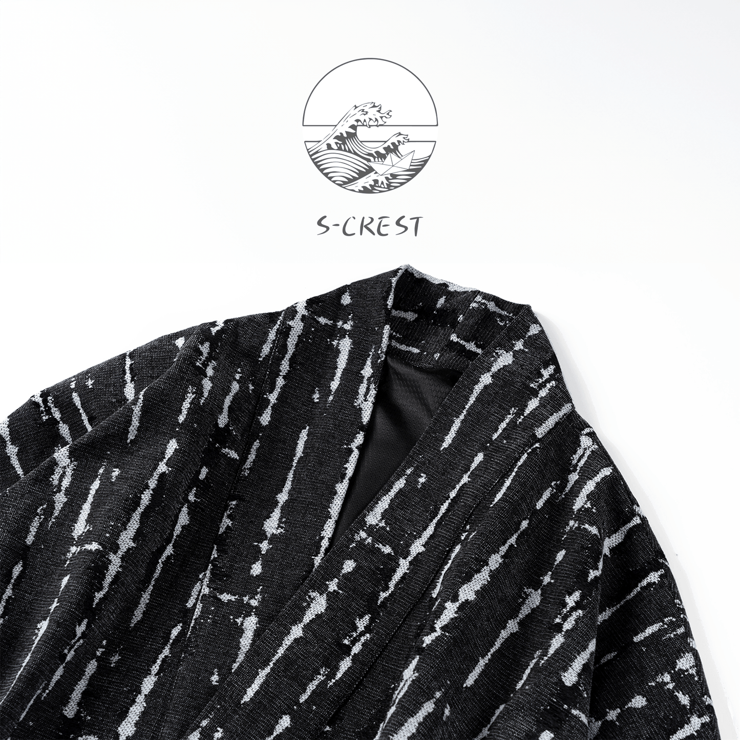 Crack | Modern Unisex Haori Jacket - Ellie Studio - S - CREST