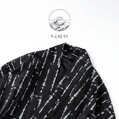 Crack | Modern Unisex Haori Jacket - Ellie Studio - S - CREST