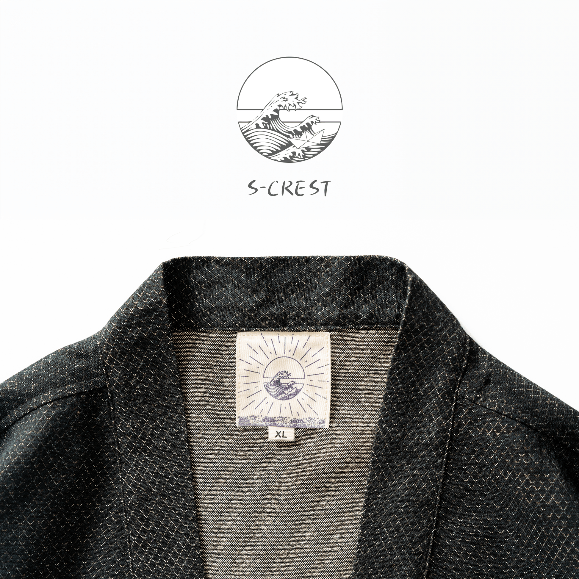 Dragon Scale | Modern Unisex Haori Jacket - Ellie Studio - S - CREST
