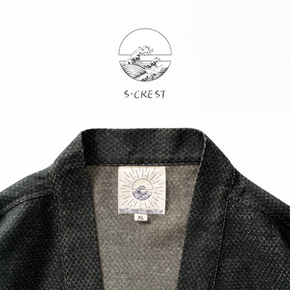 Dragon Scale | Modern Unisex Haori Jacket - Ellie Studio - S - CREST