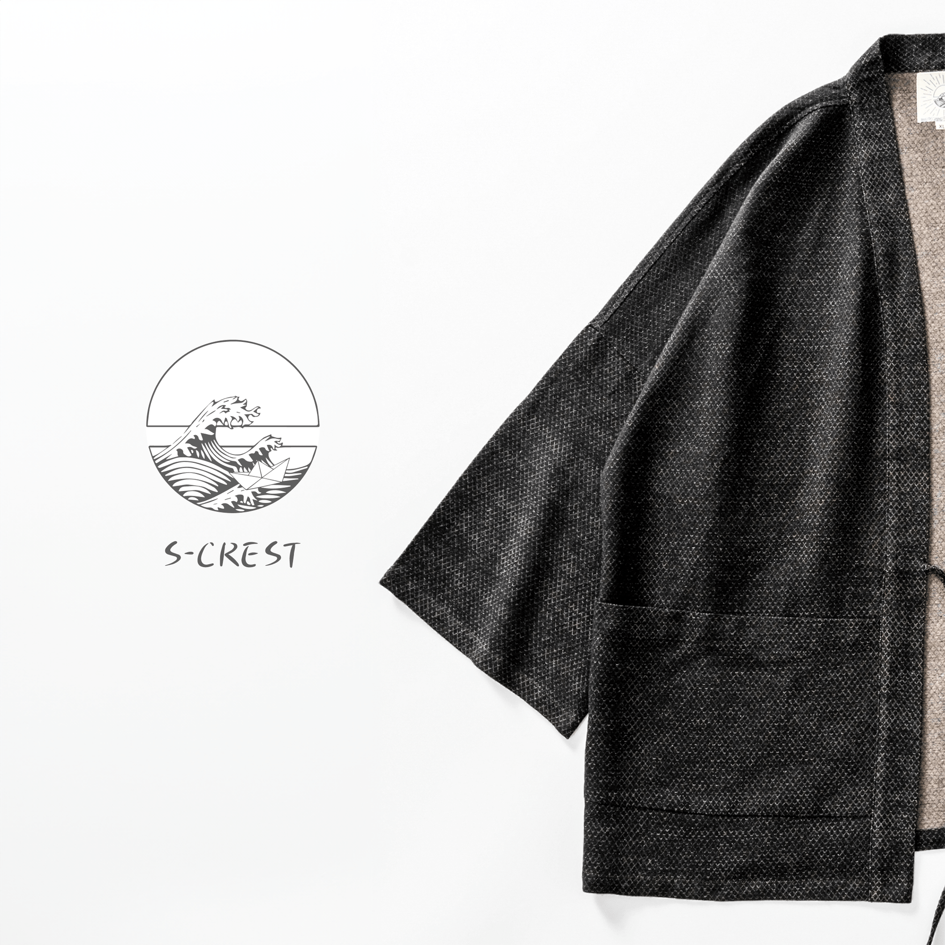 Dragon Scale | Modern Unisex Haori Jacket - Ellie Studio - S - CREST
