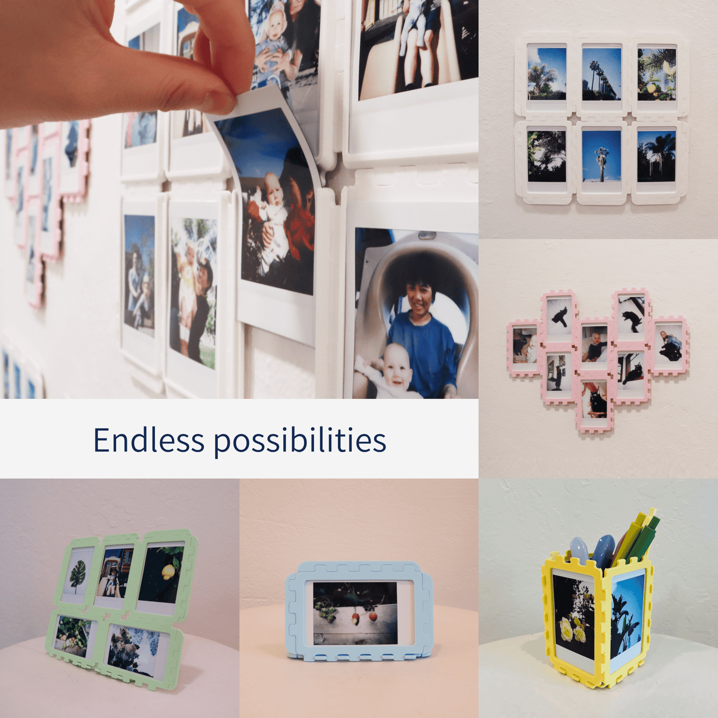 Instax Mini Frames - White - Memory Snap - Ellie Studio - Ellie Studio