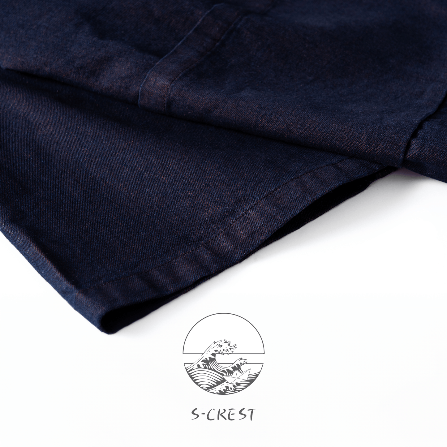 Reversible Indigo | Modern Unisex Haori Jacket - Ellie Studio - S - CREST