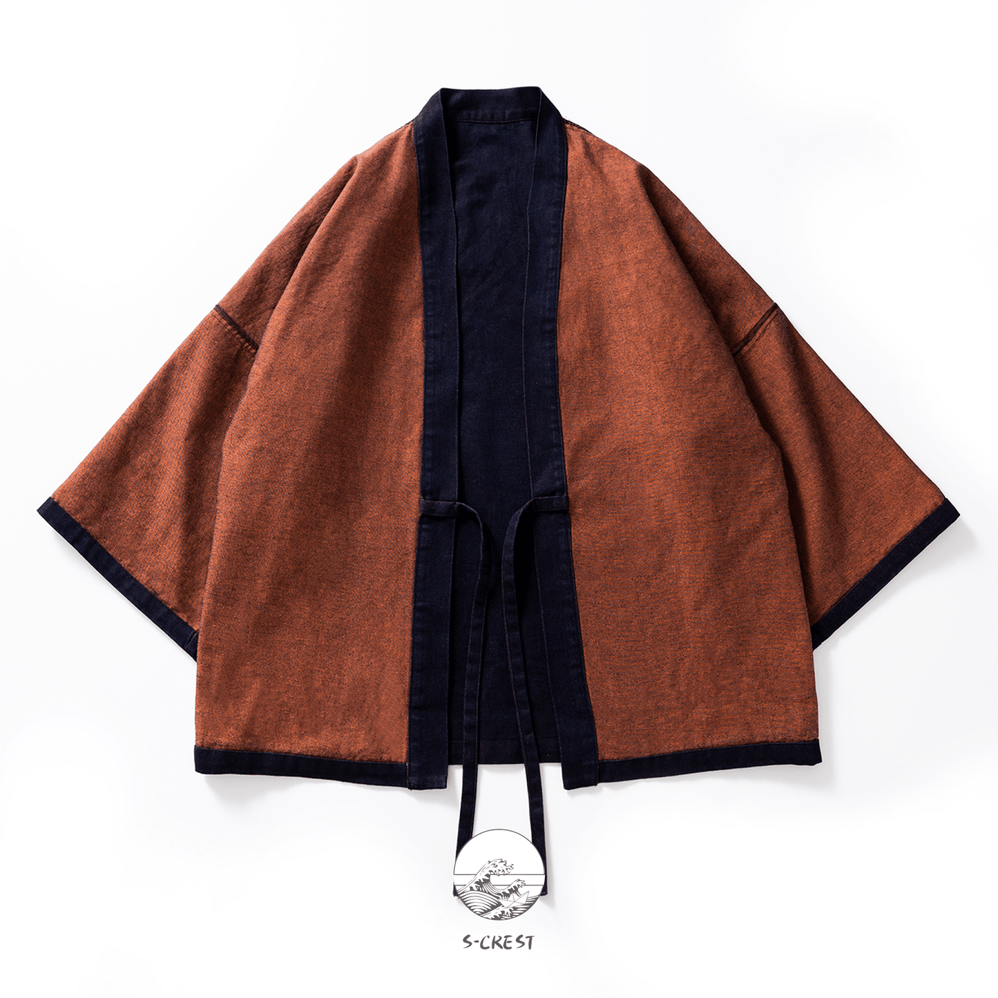 Reversible Indigo | Modern Unisex Haori Jacket - Ellie Studio - S - CREST