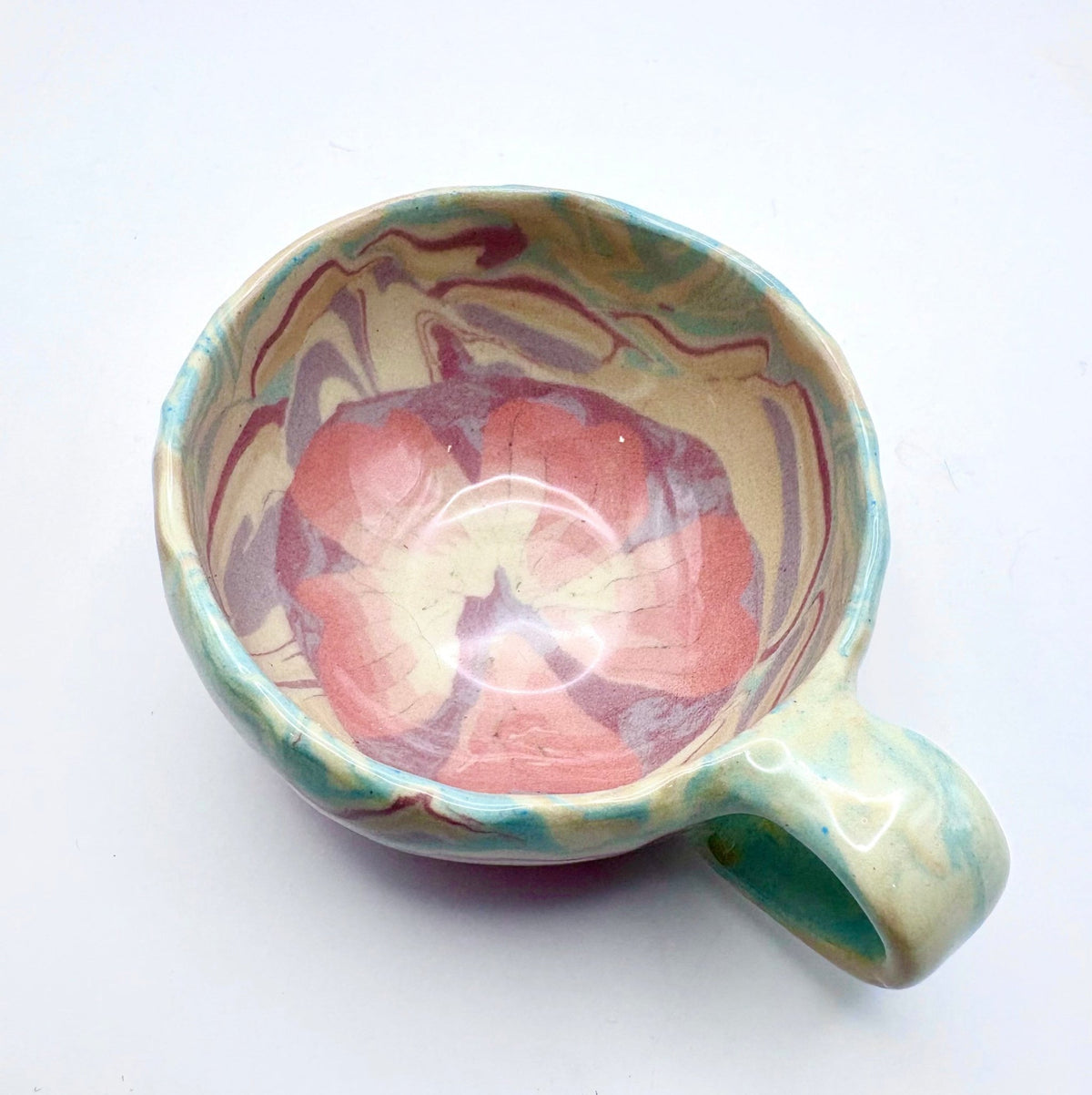 Sakura • Nerikomi Espresso Mug • 3 oz - Ellie Studio - Sakura - Ellie Studio