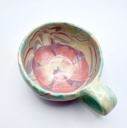 Sakura • Nerikomi Espresso Mug • 3 oz - Ellie Studio - Sakura - Ellie Studio