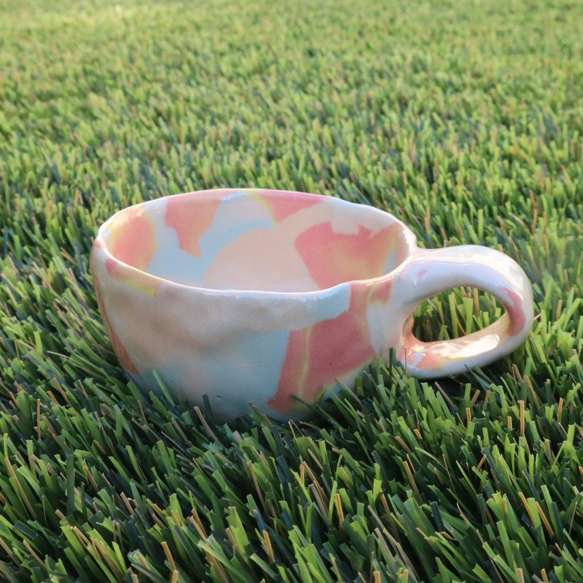 Sakura • Nerikomi Espresso Mug • 3 oz - Ellie Studio - Sakura - Ellie Studio