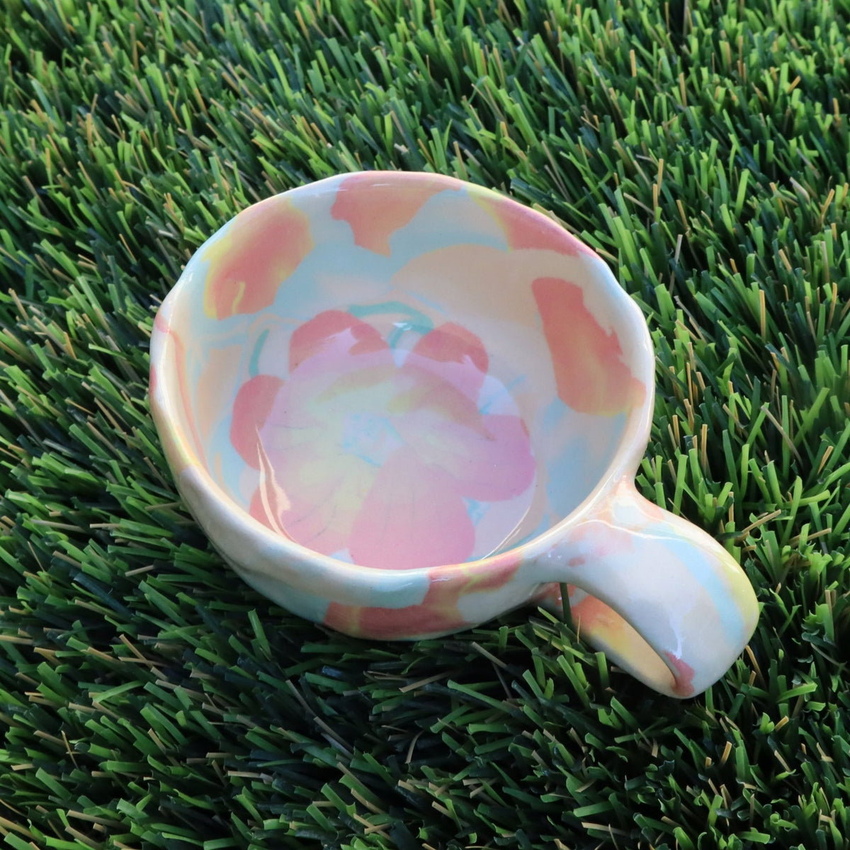 Sakura • Nerikomi Espresso Mug • 3 oz - Ellie Studio - Sakura - Ellie Studio