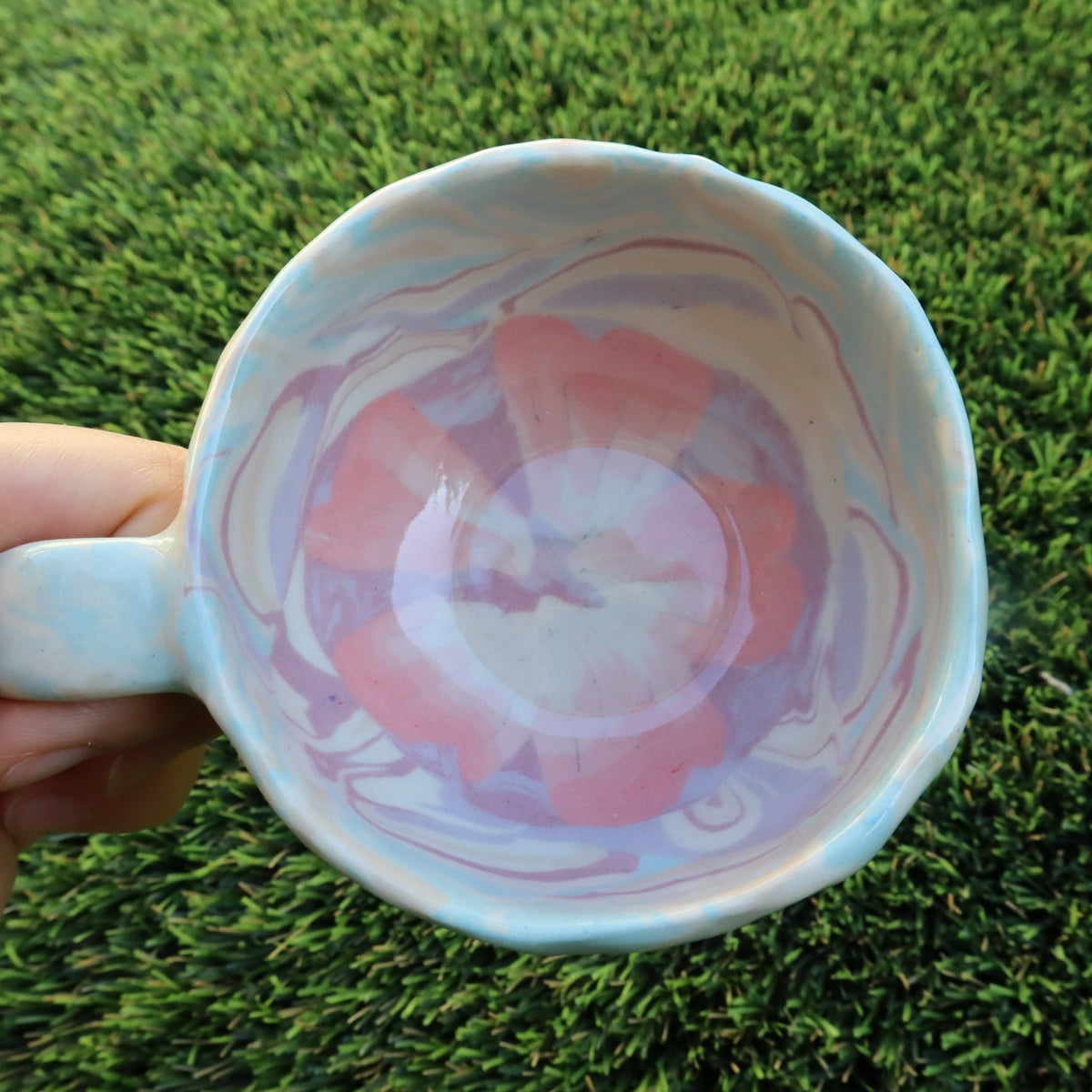 Sakura • Nerikomi Espresso Mug • 3 oz - Ellie Studio - Sakura - Ellie Studio