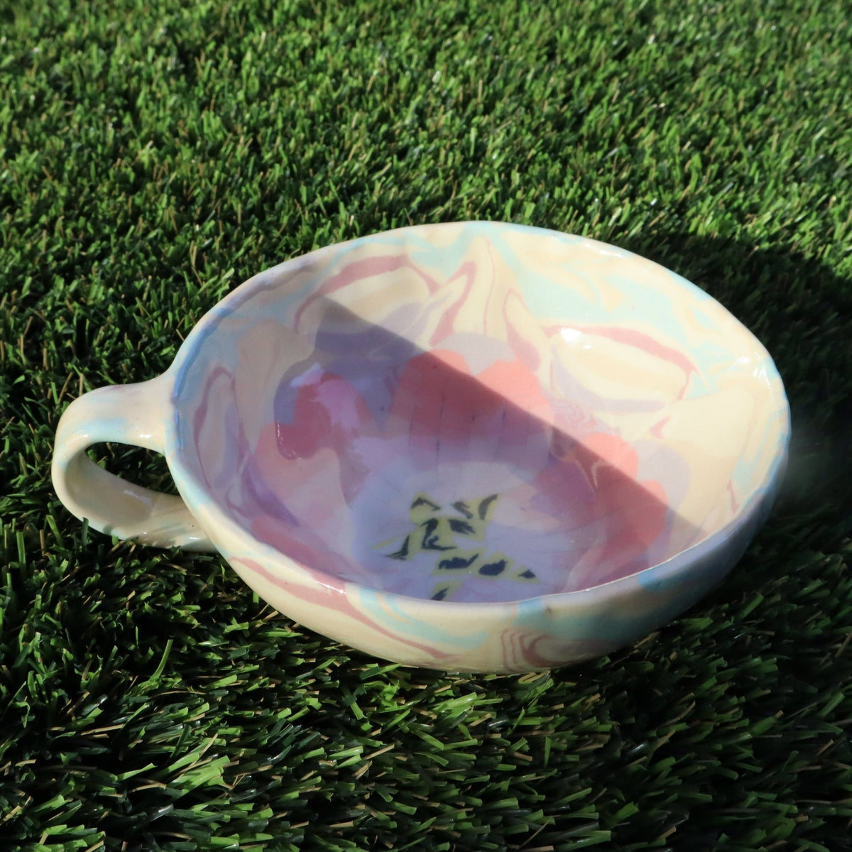 Sakura • Nerikomi Large Mug • 9-10 oz - Ellie Studio - Sakura - Ellie Studio
