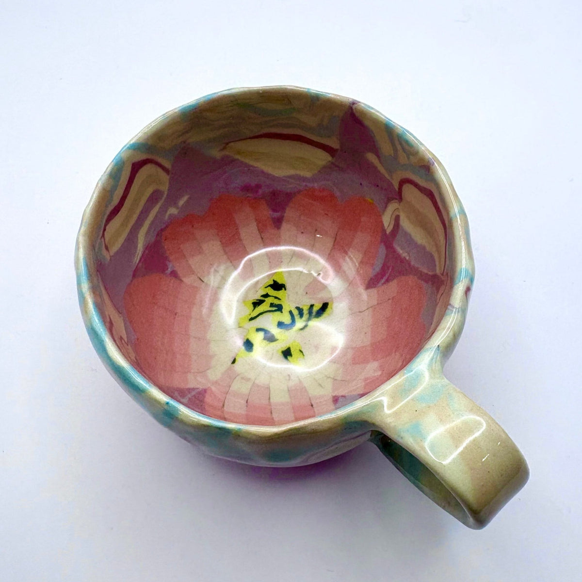 Sakura • Nerikomi Medium Mug • 6-8 oz - Ellie Studio - Sakura - Ellie Studio