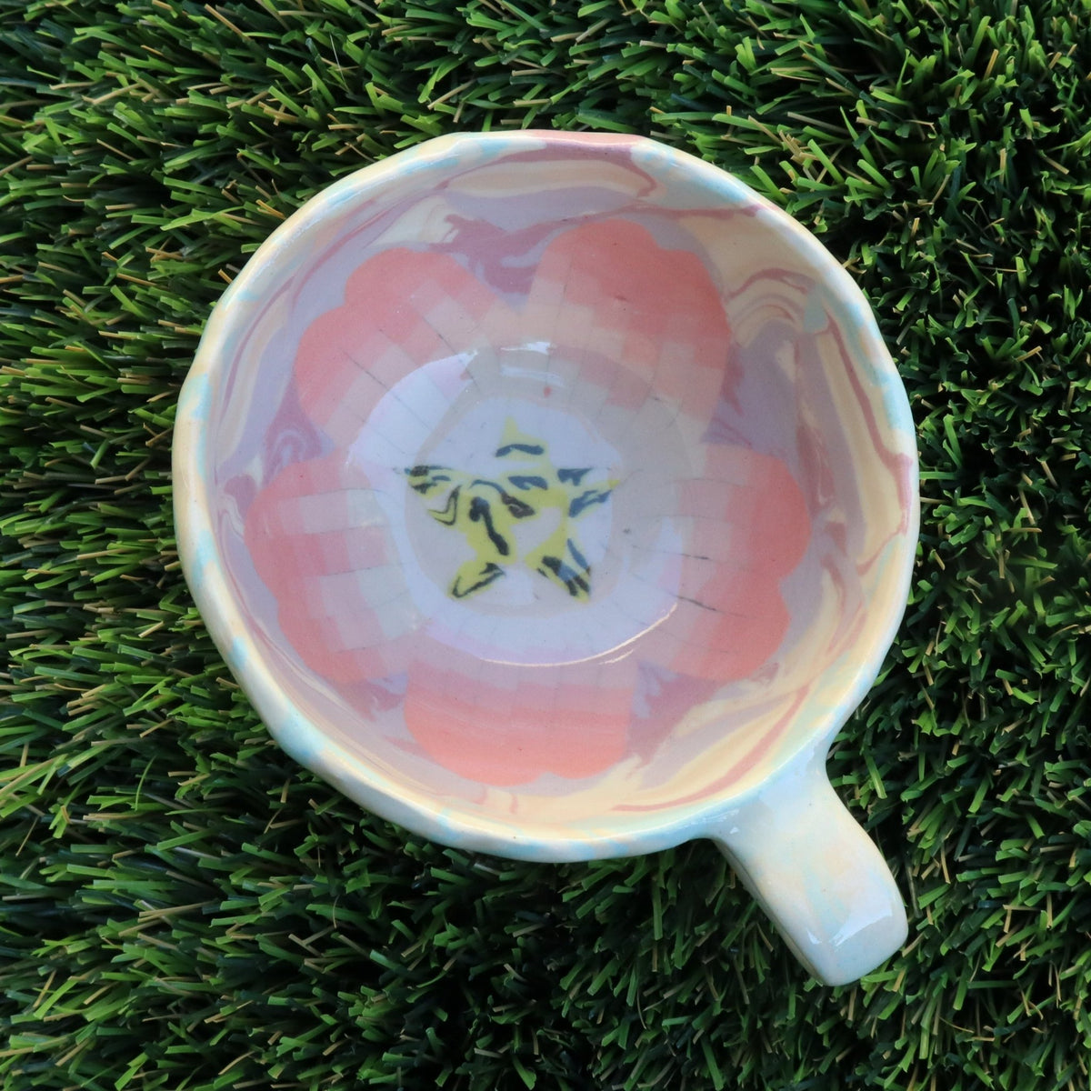 Sakura • Nerikomi Medium Mug • 6-8 oz - Ellie Studio - Sakura - Ellie Studio
