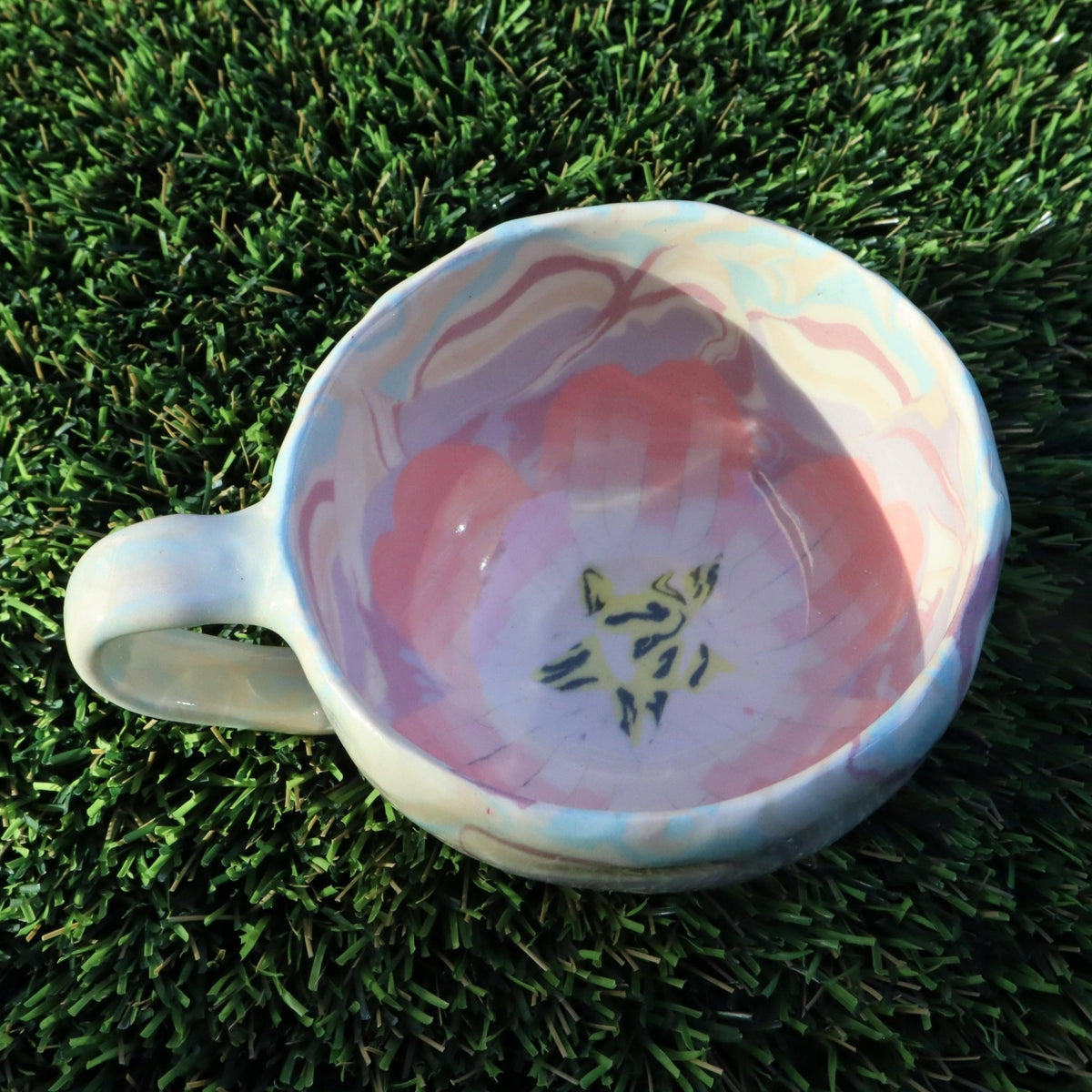 Sakura • Nerikomi Medium Mug • 6-8 oz - Ellie Studio - Sakura - Ellie Studio
