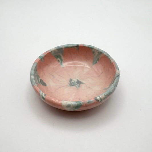 Sakura • Nerikomi Porcelain Dipping Bowl / Jewelry Holder • 2 inches - Ellie Studio - Sakura - Ellie Studio