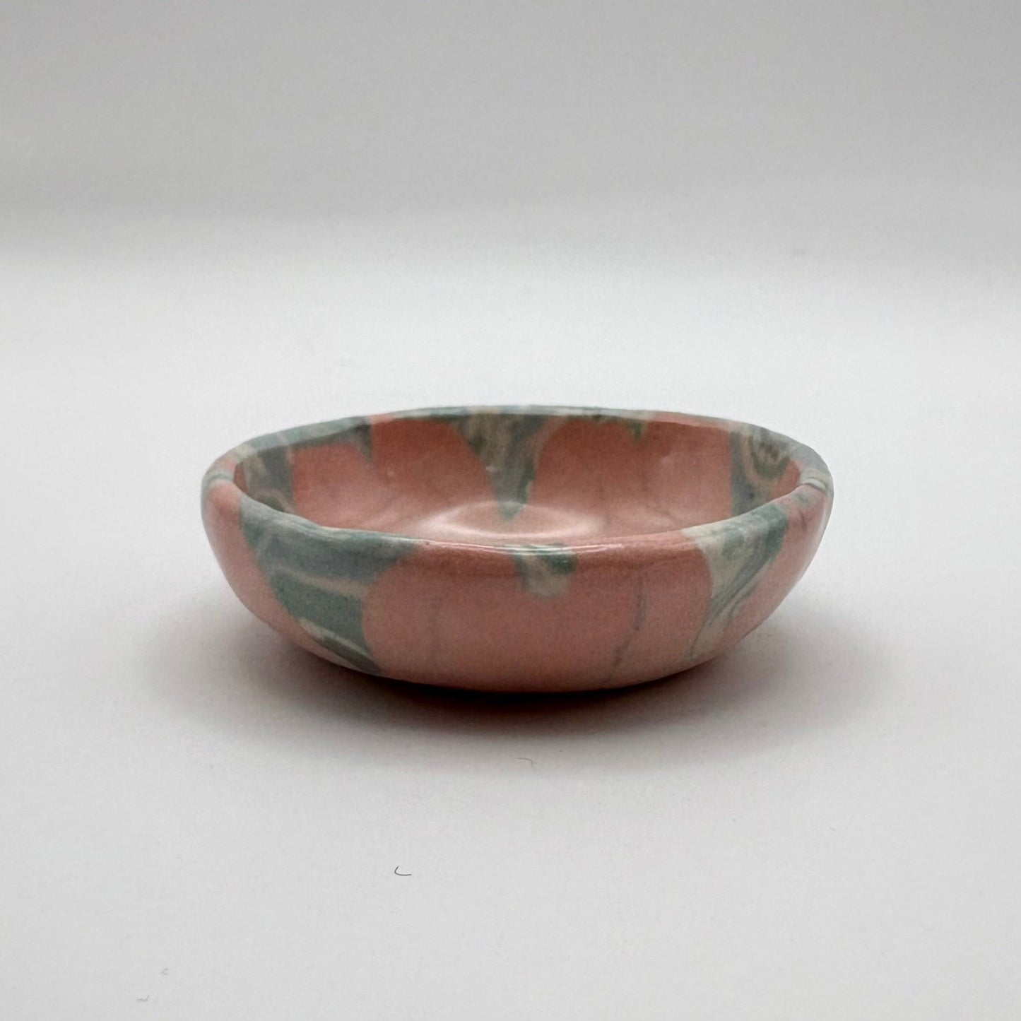 Sakura • Nerikomi Porcelain Dipping Bowl / Jewelry Holder • 2 inches - Ellie Studio - Sakura - Ellie Studio