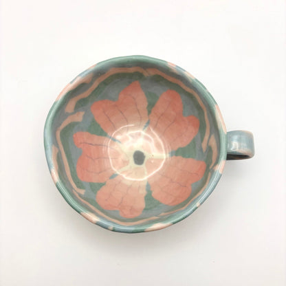 Sakura • Nerikomi Porcelain Large Mug • 9 - 10 oz - Ellie Studio - Sakura - Ellie Studio