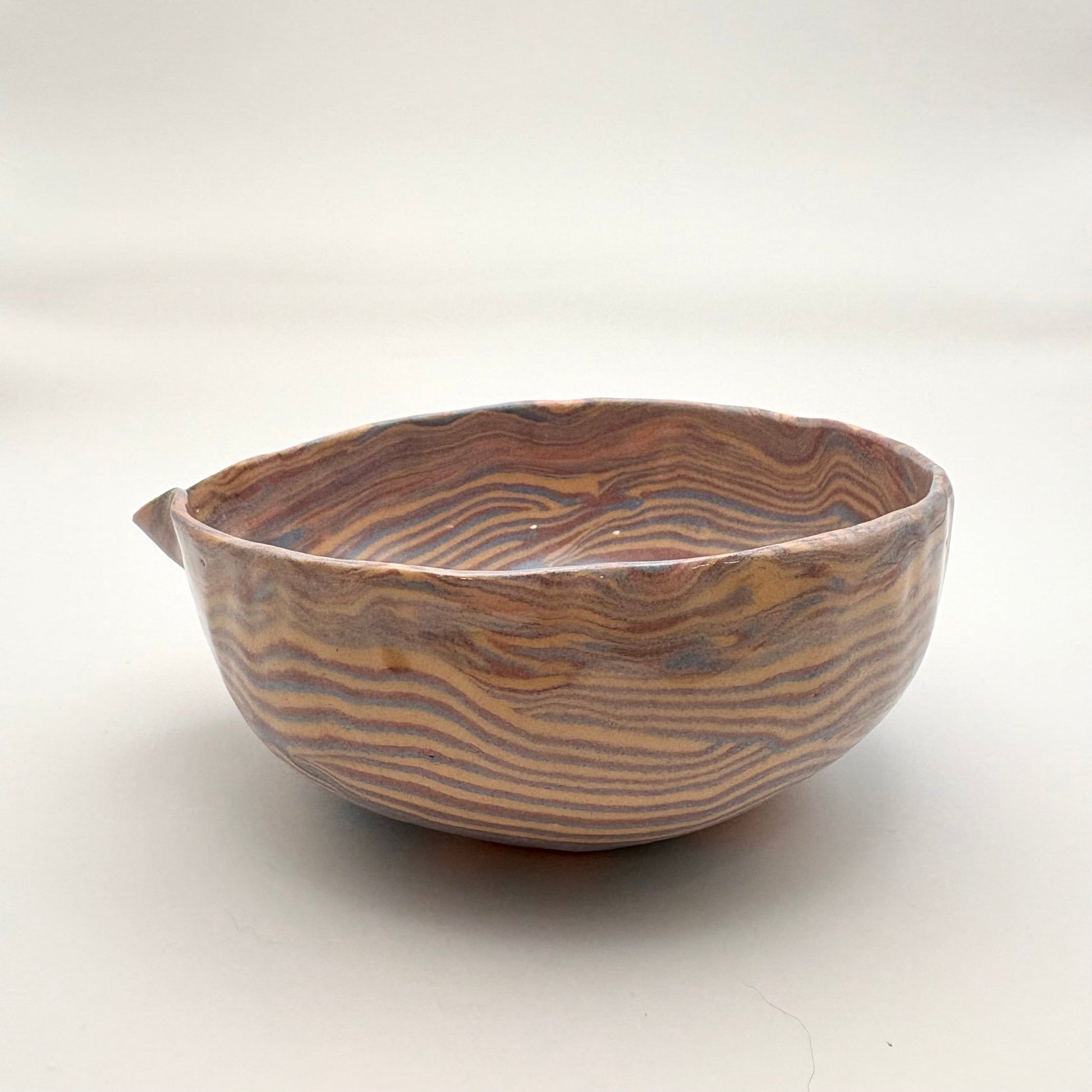 Sakura • Nerikomi Porcelain Matcha Bowl • 12 oz - Ellie Studio - Sakura - Ellie Studio