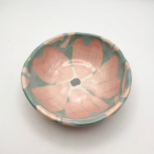 Sakura • Nerikomi Porcelain Pet Bowl / Jewelry Holder • 4 - 5 inches - Ellie Studio - Sakura - Ellie Studio