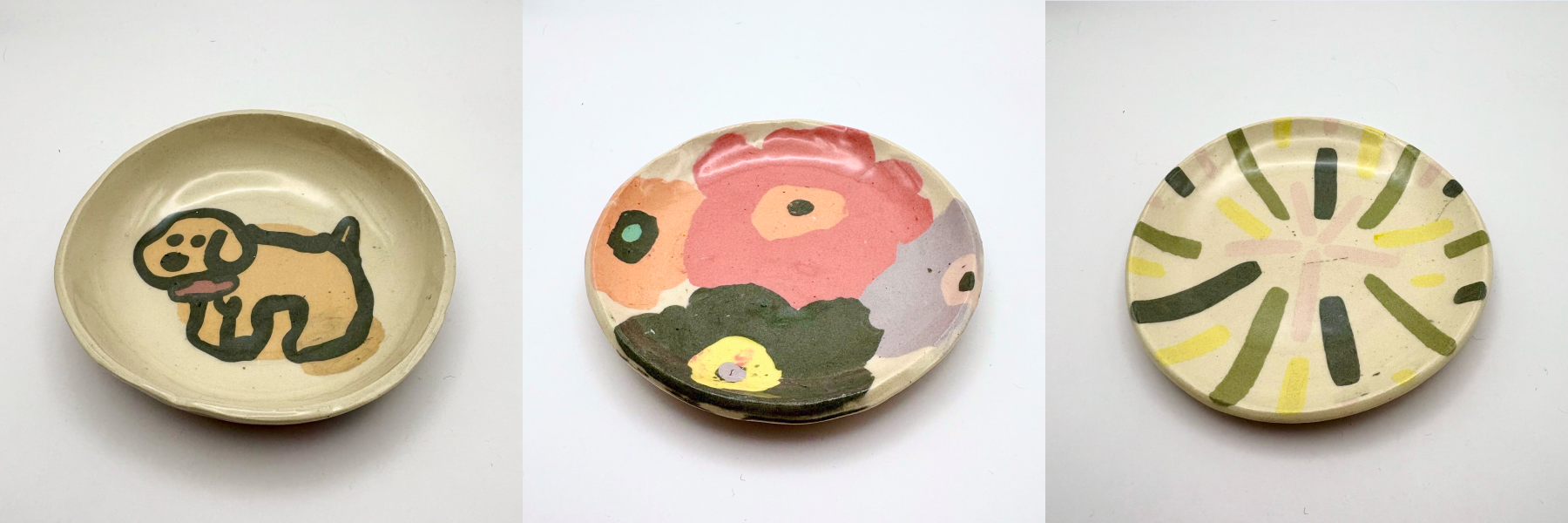 standard package for nerikomi workshop, make small simple plates