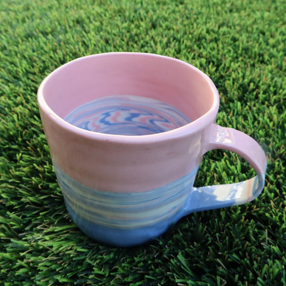 Sunrise • Nerikomi Porcelain Medium Mug • 8-9 oz - Ellie Studio - Sunrise - Ellie Studio