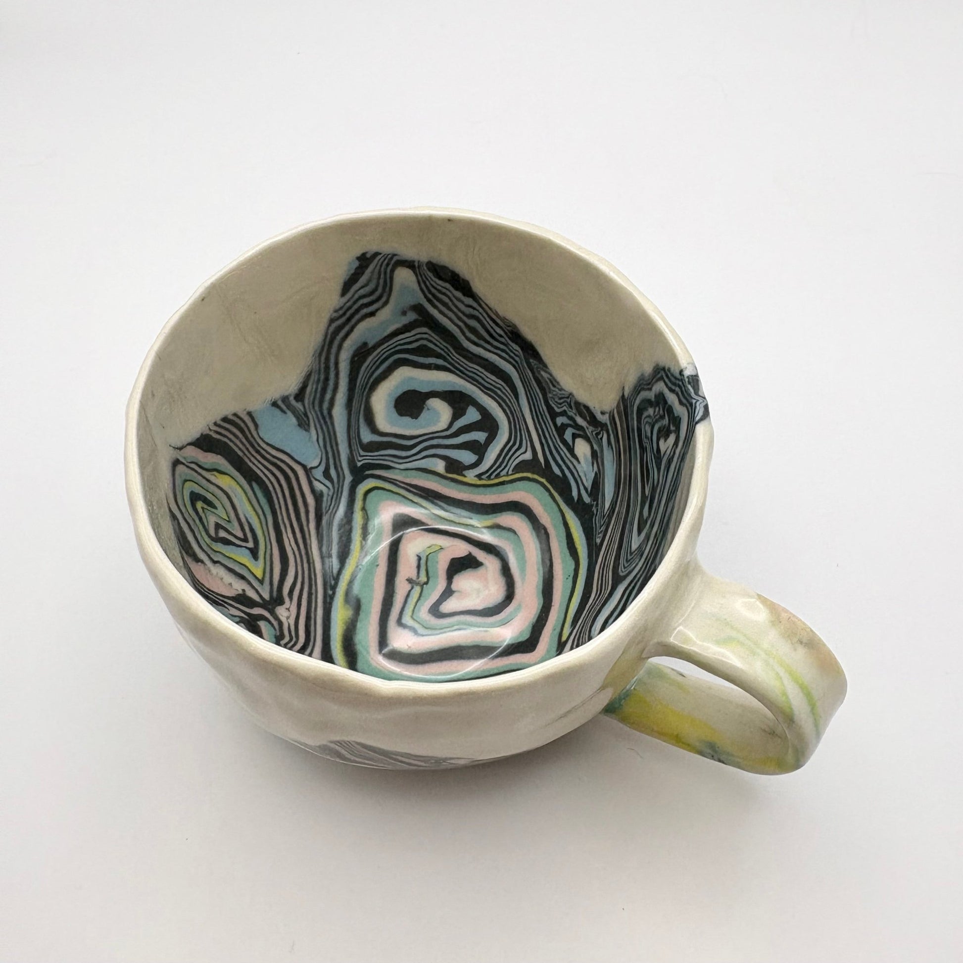 Terrain • Nerikomi Porcelain Medium Mug • 7 - 9 oz - Ellie Studio - Terrain - Ellie Studio