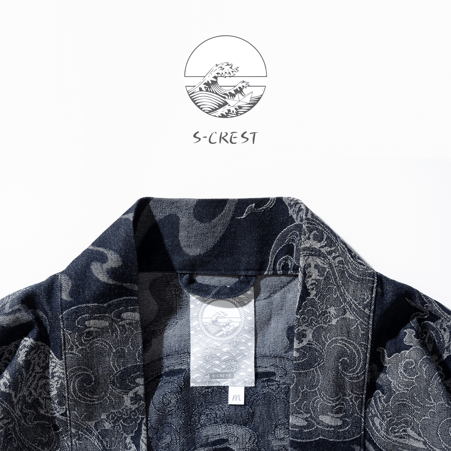 Tiger Roar | Modern Unisex Haori Jacket - Ellie Studio - S - CREST