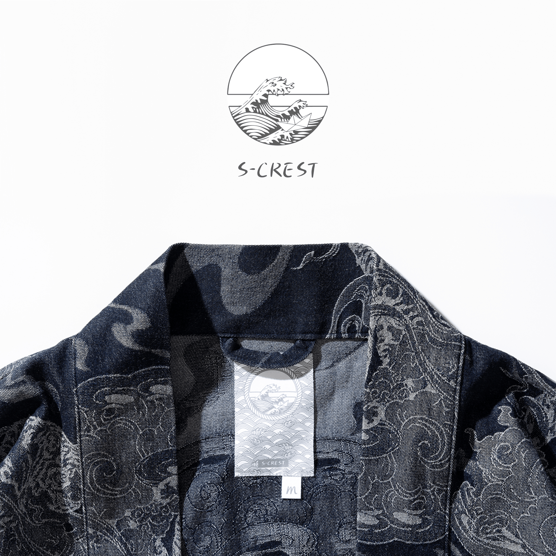 Tiger Roar | Modern Unisex Haori Jacket - Ellie Studio - S - CREST