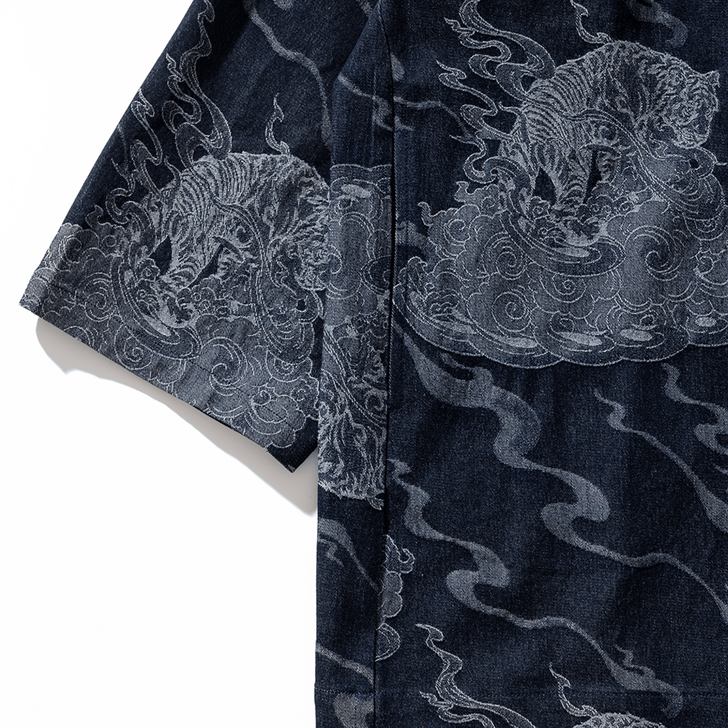 Tiger Roar | Modern Unisex Haori Jacket - Ellie Studio - S - CREST