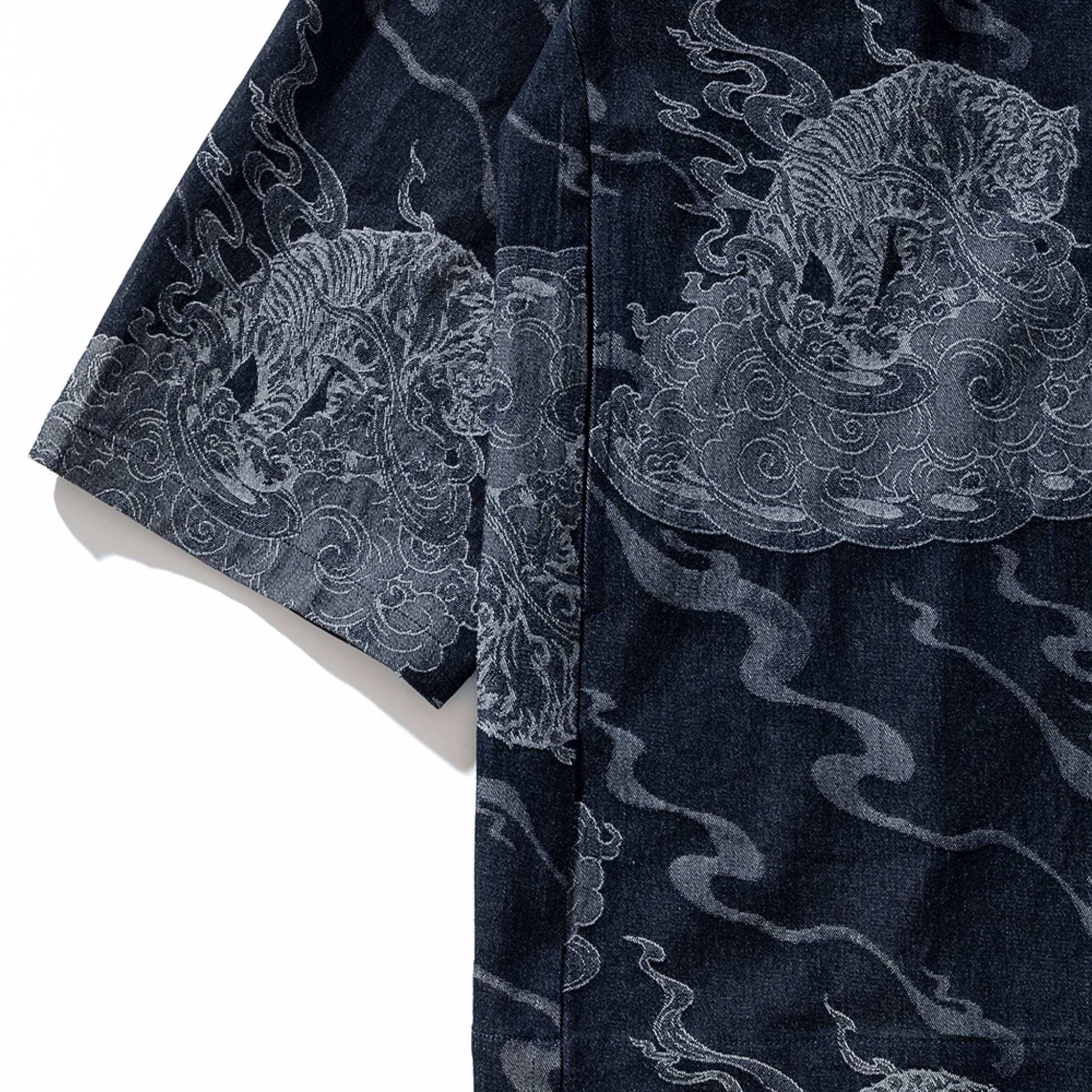 Tiger Roar | Modern Unisex Haori Jacket - Ellie Studio - S - CREST